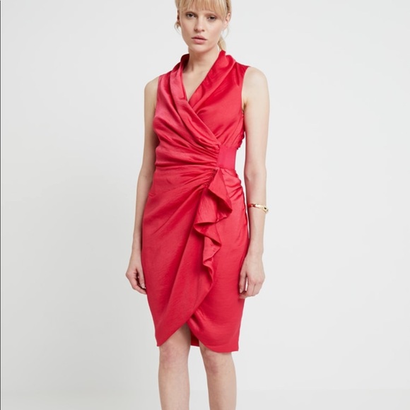 all saints cancity dress pink